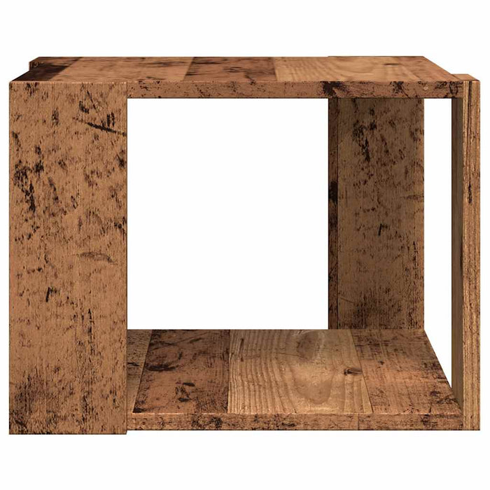 Tavolino da Salotto-Tavolino da soggiorno-Tavolo Legno Vecchio 40x40x30 cm Legno Multistrato