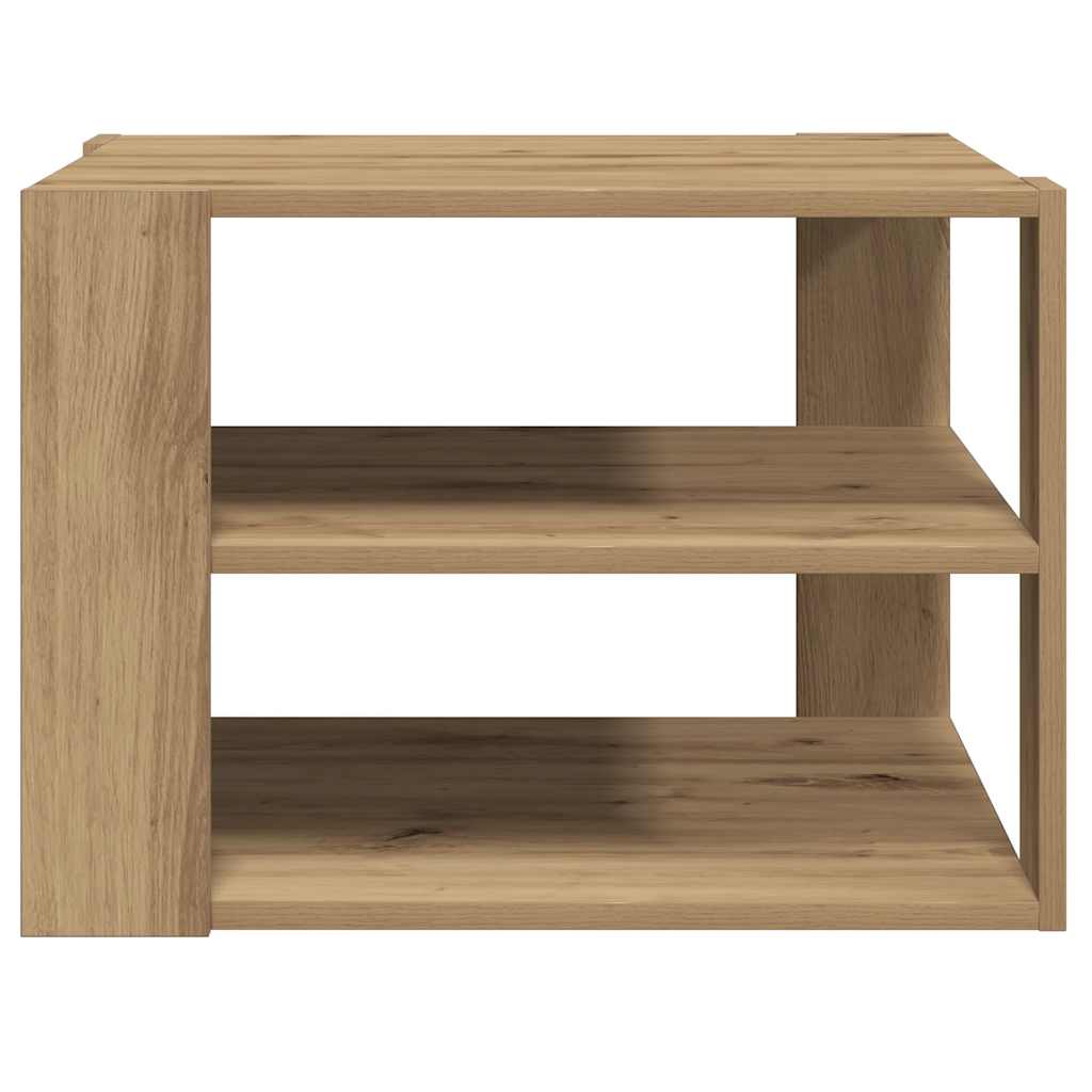 vidaXL Tavolino Salotto Rovere Artigianale 58x58x40 cm in Truciolato