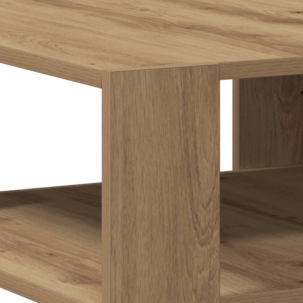 vidaXL Tavolino Salotto Rovere Artigianale 58x58x40 cm in Truciolato