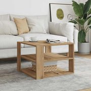 vidaXL Tavolino Salotto Rovere Artigianale 58x58x40 cm in Truciolato