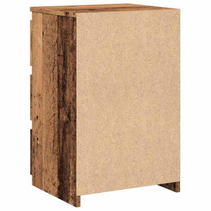 Comodino Legno Antico 40x35x62,5 cm in Legno Multistrato