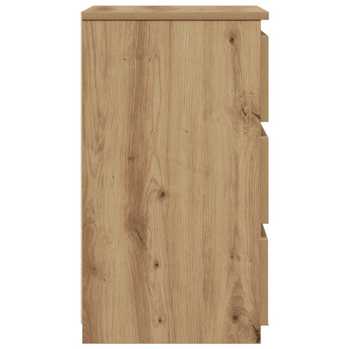 vidaXL Comodino Rovere Artigianale 40x35x62,5 cm in Legno Multistrato