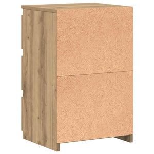 vidaXL Comodini 2pz Rovere Artigianale 40x35x62,5 cm Legno Multistrato
