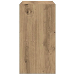 Tavolino Rovere Artigianale 50x26x50 cm in Legno Multistrato 856539