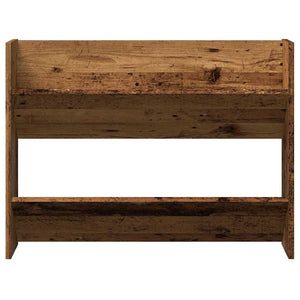 Scarpiera a Muro Legno Antico 80x18x60 cm in Truciolato 856542