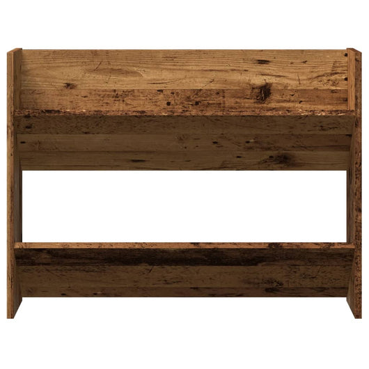 Scarpiera scarpiera mobili portaoggetti ingresso corridoio soggiorno parete legno vecchio legno composito marrone 02_0021930