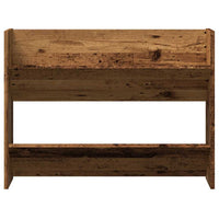 Scarpiera a Muro Legno Antico 80x18x60 cm in Truciolato