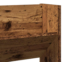 Scarpiera a Muro Legno Antico 80x18x60 cm in Truciolato