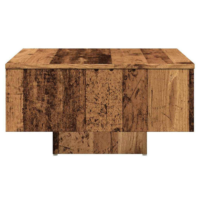 vidaXL Tavolino Salotto Legno Antico 60x60x31,5 cm Legno Multistrato