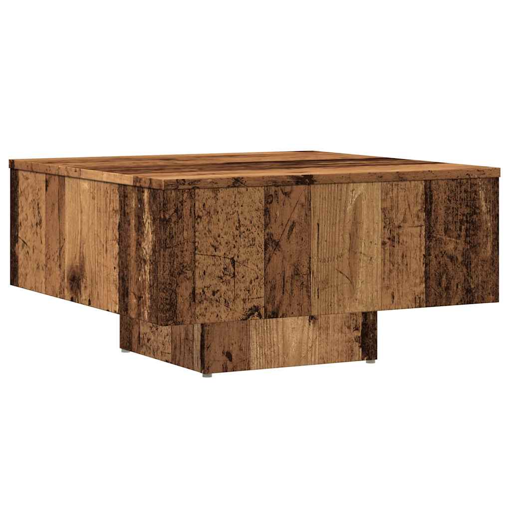 vidaXL Tavolino Salotto Legno Antico 60x60x31,5 cm Legno Multistrato