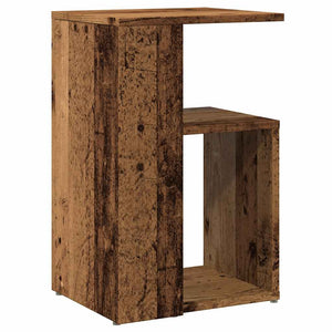 Tavolino da Salotto Legno Antico 36x30x56 cm Legno Multistrato 856558
