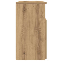 Comodino Rovere Artigianale 50x32x60 cm in Legno Multistrato 856566