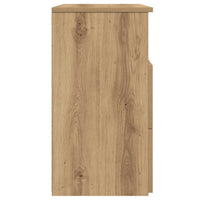 vidaXL Comodini 2pz Rovere Artigianale 50x32x60cm in Legno Multistrato