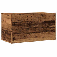 Cassapanca Legno Antico 84x42x46 cm in Legno Ingegnerizzato 856568