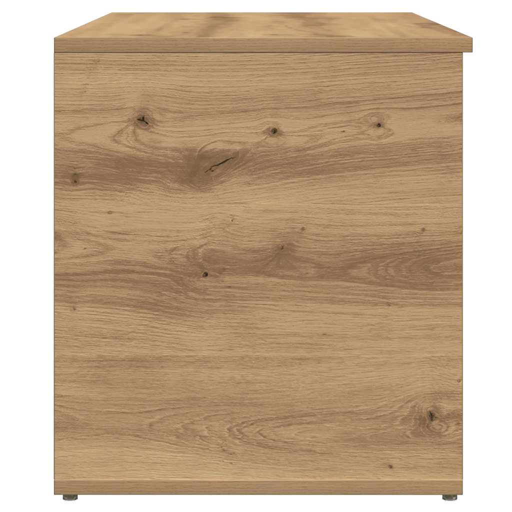 Cassapanca Rovere Artigianale 84x42x46 cm Legno Ingegnerizzato
