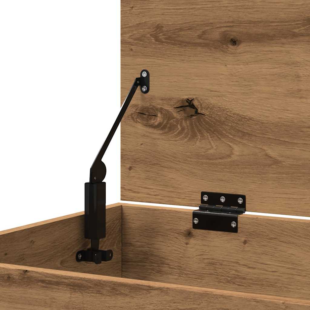 Cassapanca Rovere Artigianale 84x42x46 cm Legno Ingegnerizzato 856569