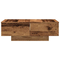 Tavolino da Salotto Legno Antico 90x60x31 cm Legno Multistrato 856570