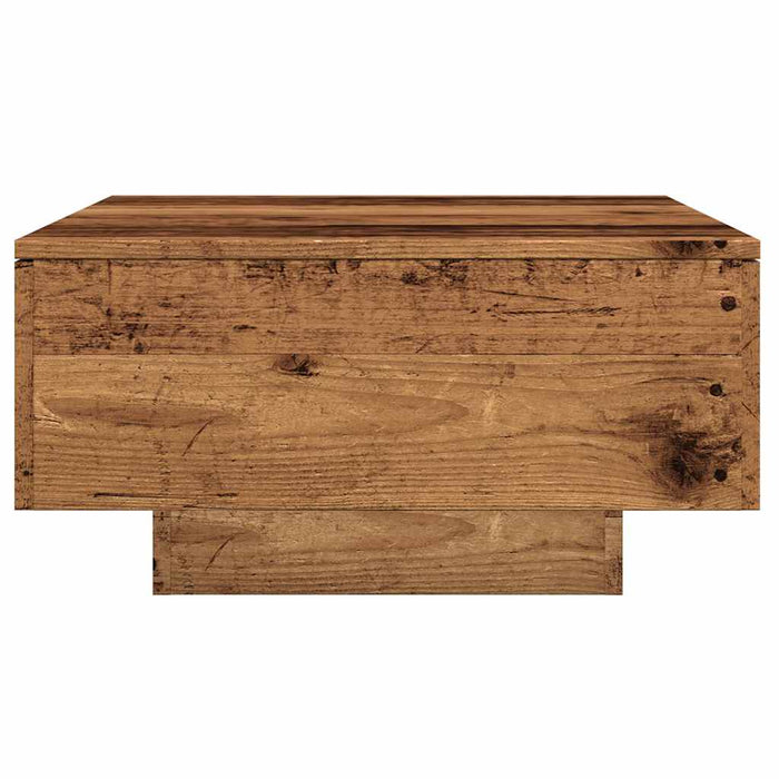 Tavolino da Salotto Legno Antico 90x60x31 cm Legno Multistrato 856570