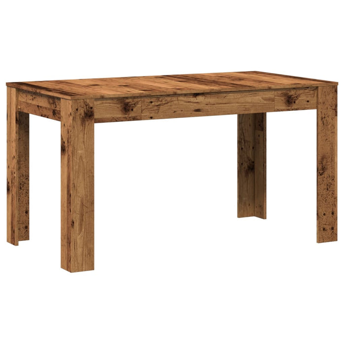 vidaXL Tavolo da Pranzo Legno Antico 140x74,5x76 cm Legno Multistrato