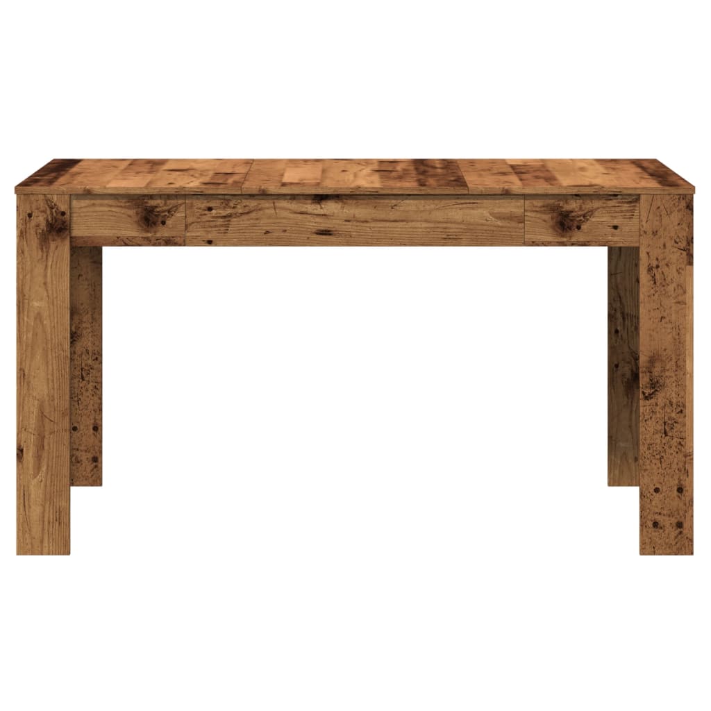 Tavolo da Pranzo Legno Antico 140x74,5x76 cm Legno Multistrato 856572