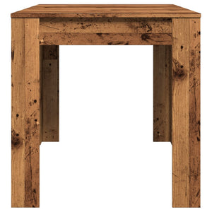 vidaXL Tavolo da Pranzo Legno Antico 140x74,5x76 cm Legno Multistrato