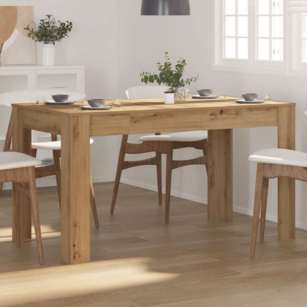 vidaXL Tavolo Pranzo Artigianale 140x74,5x76 cm Legno Multistrato