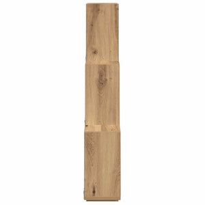 Mensola a Muro a Cubo Artigianale 78x15x93 cm Legno Multistrato