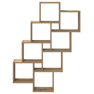 Mensola a Muro Cubo Artigianale 90x15x119,5cm Legno Multistrato 856597