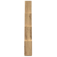 Mensola a Muro Cubo Artigianale 90x15x119,5cm Legno Multistrato