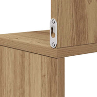 vidaXL Scaffale Angolare Muro Artigianale 20x20x127,5 cm in Truciolato