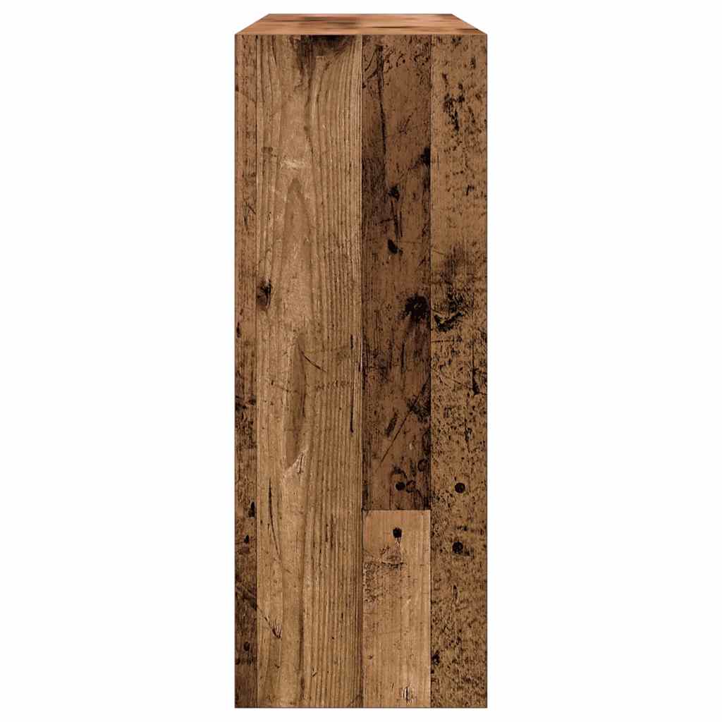 Tavolino Consolle-Tavolino da soggiorno-Tavolo Legno Antico 105x30x80 cm in Truciolato