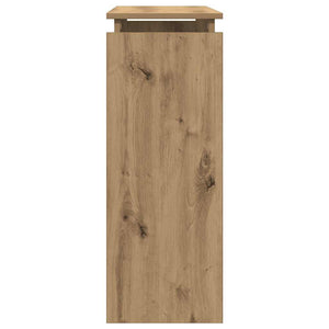 Tavolo Consolle Rovere Artigianale 80x30x80 cm in Truciolato