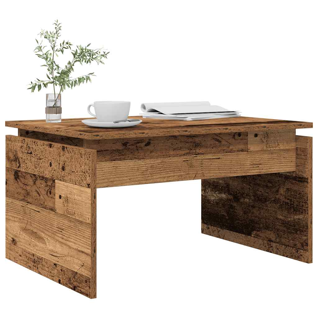 Tavolino da Salotto Legno Antico 68x50x38 cm in Truciolato 856628