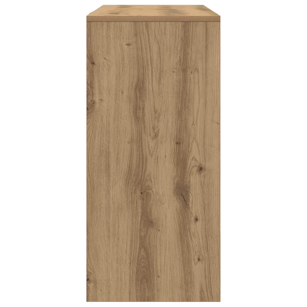 Scrivania Rovere Artigianale 102,5x35x75cm in Legno Multistrato