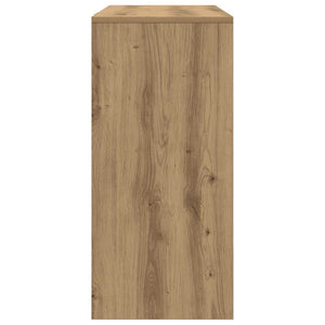 Scrivania Rovere Artigianale 102,5x35x75cm in Legno Multistrato