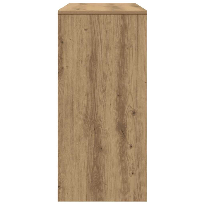 Scrivania Rovere Artigianale 102,5x35x75cm in Legno Multistrato