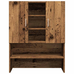 Mobile per Lavatrice Legno Antico 70,5x25,5x90 cm 856637