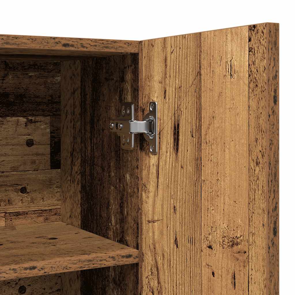 vidaXL Mobile per Lavatrice Legno Antico 70,5x25,5x90 cm