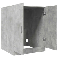 Mobile per Lavatrice Grigio Cemento 70,5x71,5x91,5 cm
