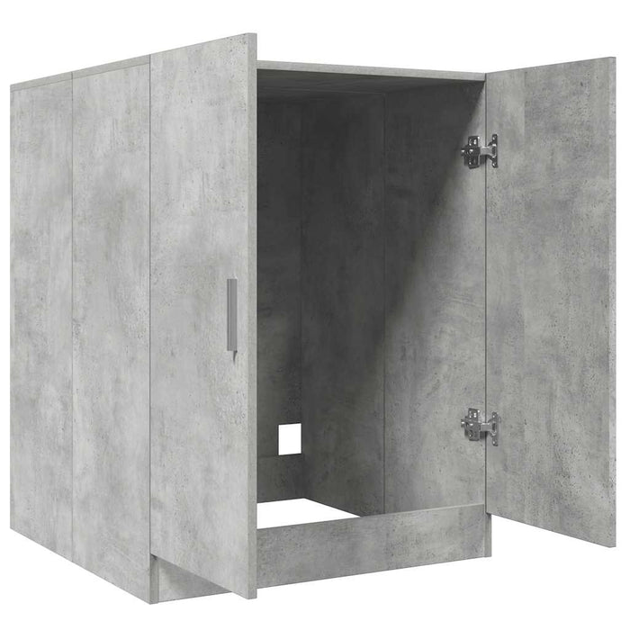 Mobile per Lavatrice Grigio Cemento 70,5x71,5x91,5 cm