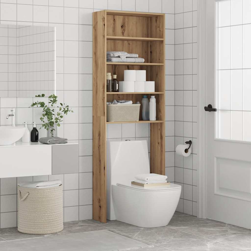 Mobile per Lavatrice Rovere Artigianale 64x24x190 cm