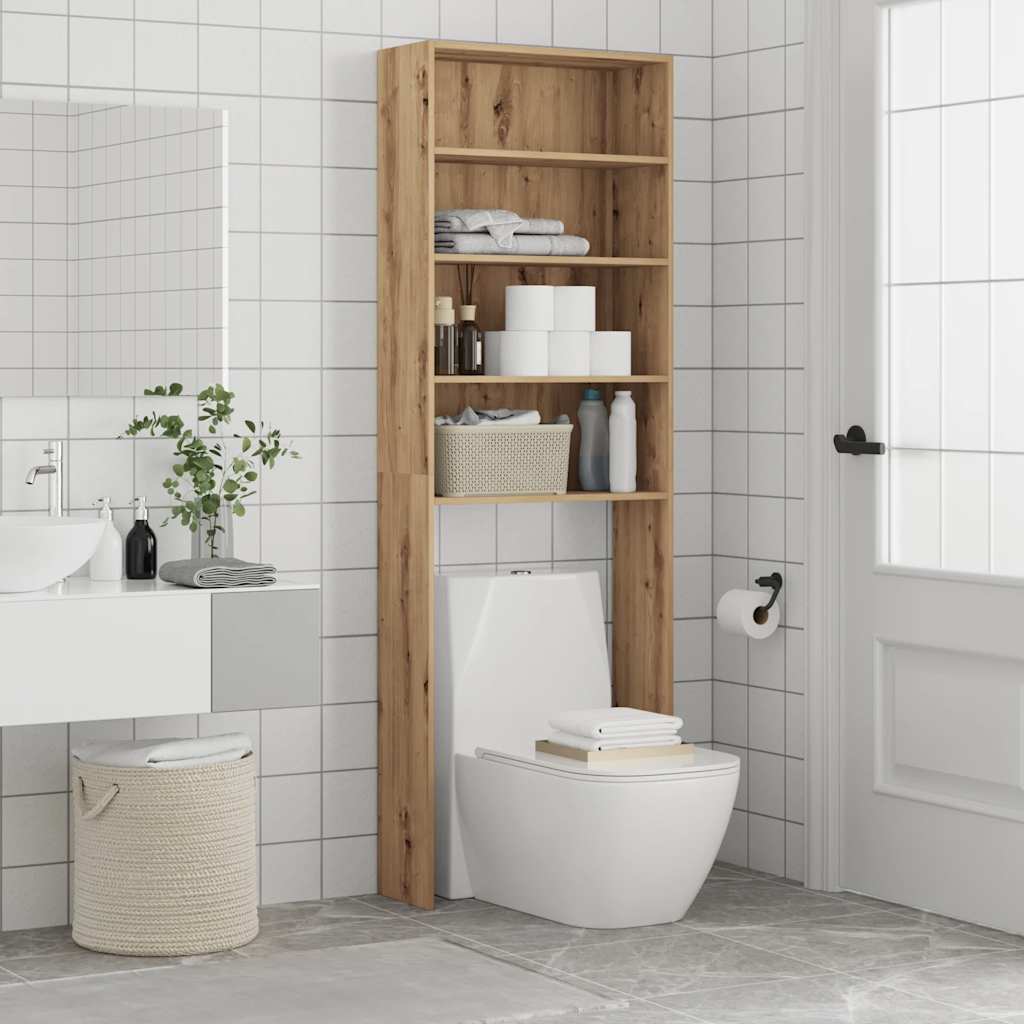 Mobile per Lavatrice Rovere Artigianale 64x24x190 cm 856644