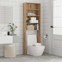 Mobile per Lavatrice Rovere Artigianale 64x24x190 cm 856644