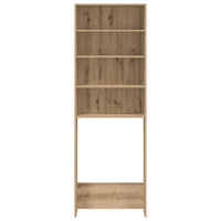 Mobile per Lavatrice Rovere Artigianale 64x24x190 cm