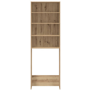 Mobile per Lavatrice Rovere Artigianale 64x24x190 cm