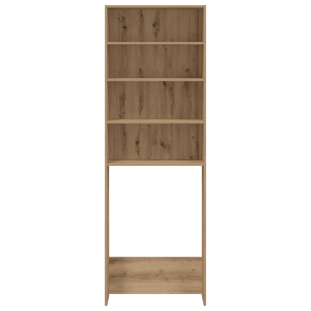 Mobile per Lavatrice Rovere Artigianale 64x24x190 cm 856644