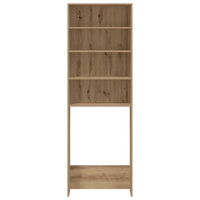 Mobile per Lavatrice Rovere Artigianale 64x24x190 cm 856644