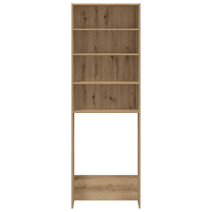 Mobile per Lavatrice Rovere Artigianale 64x24x190 cm 856644