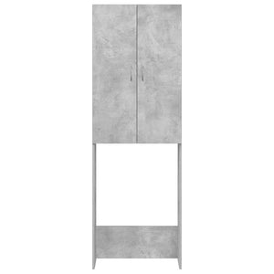 Mobile per Lavatrice Grigio Cemento 64x25,5x190 cm 856645