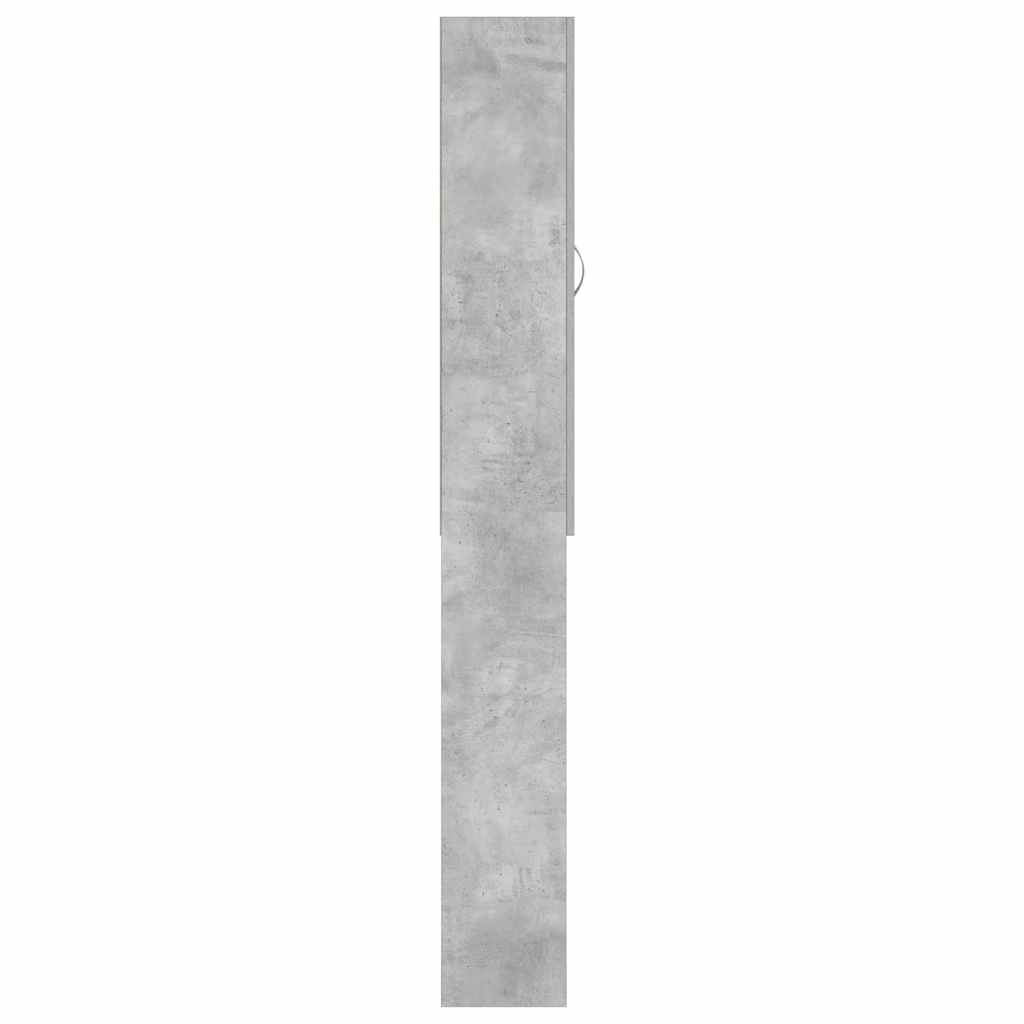 Mobile per Lavatrice Grigio Cemento 64x25,5x190 cm 856645